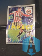 2021-22 Panini Prizm Soccer Sergi Canos Instant Impact #15 Brentford